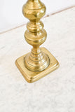 vintage french brass candle stick