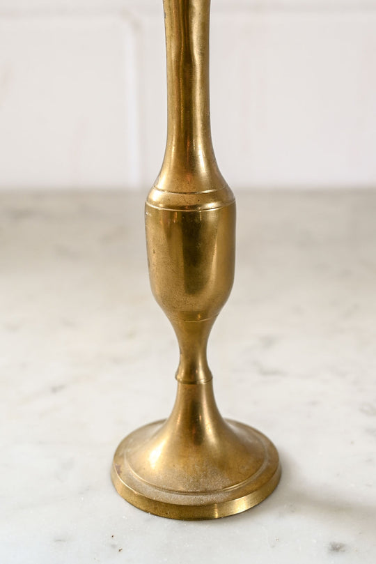 vintage french brass candlestick iii