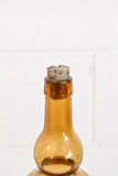 midcentury french amber brasserie bottle