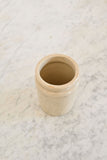 antique cream coloured mustard pot