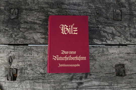 vintage German Bilz medical books