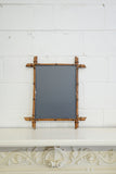 vintage french bamboo mirror