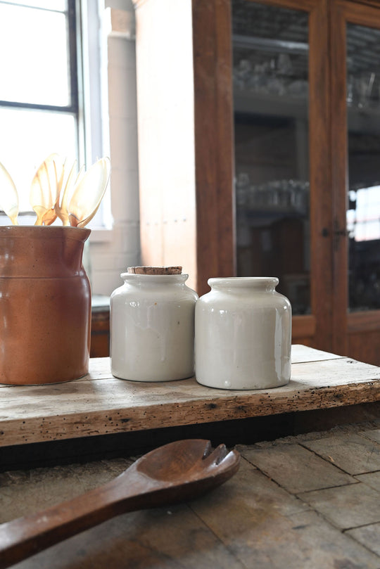 vintage french mustard jar