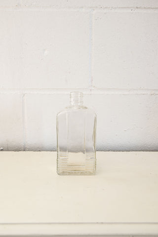 vintage french glass bottle