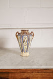 art nouveau french handpainted vase