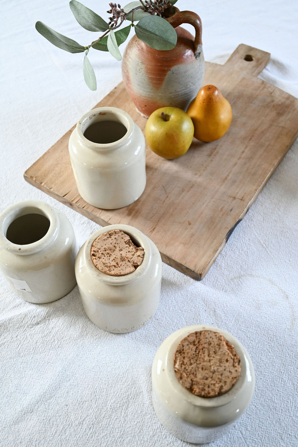 vintage french mustard jar