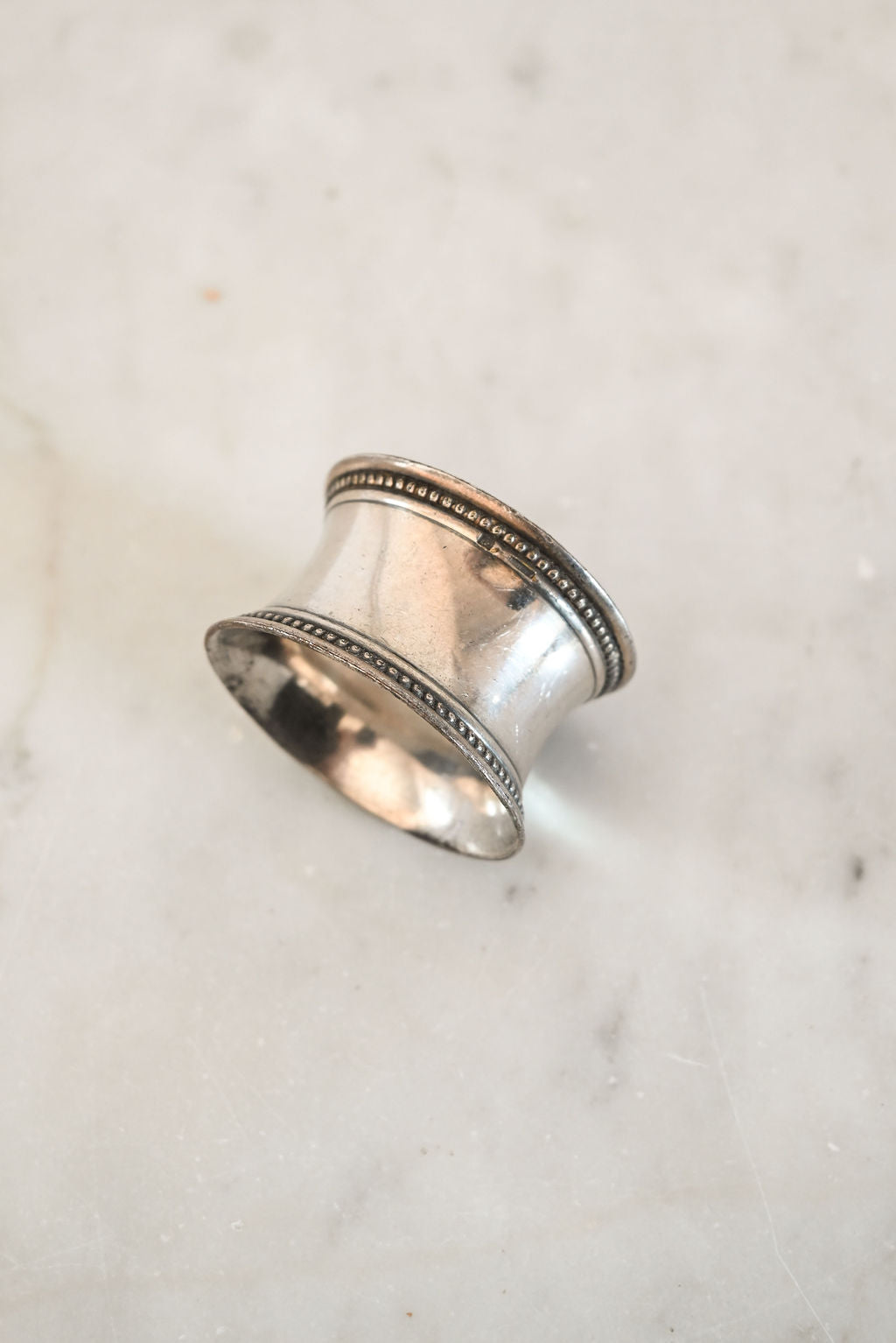 set of 4 vintage french napkin rings i