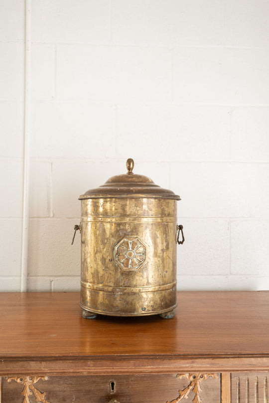 vintage french fireplace ash bucket