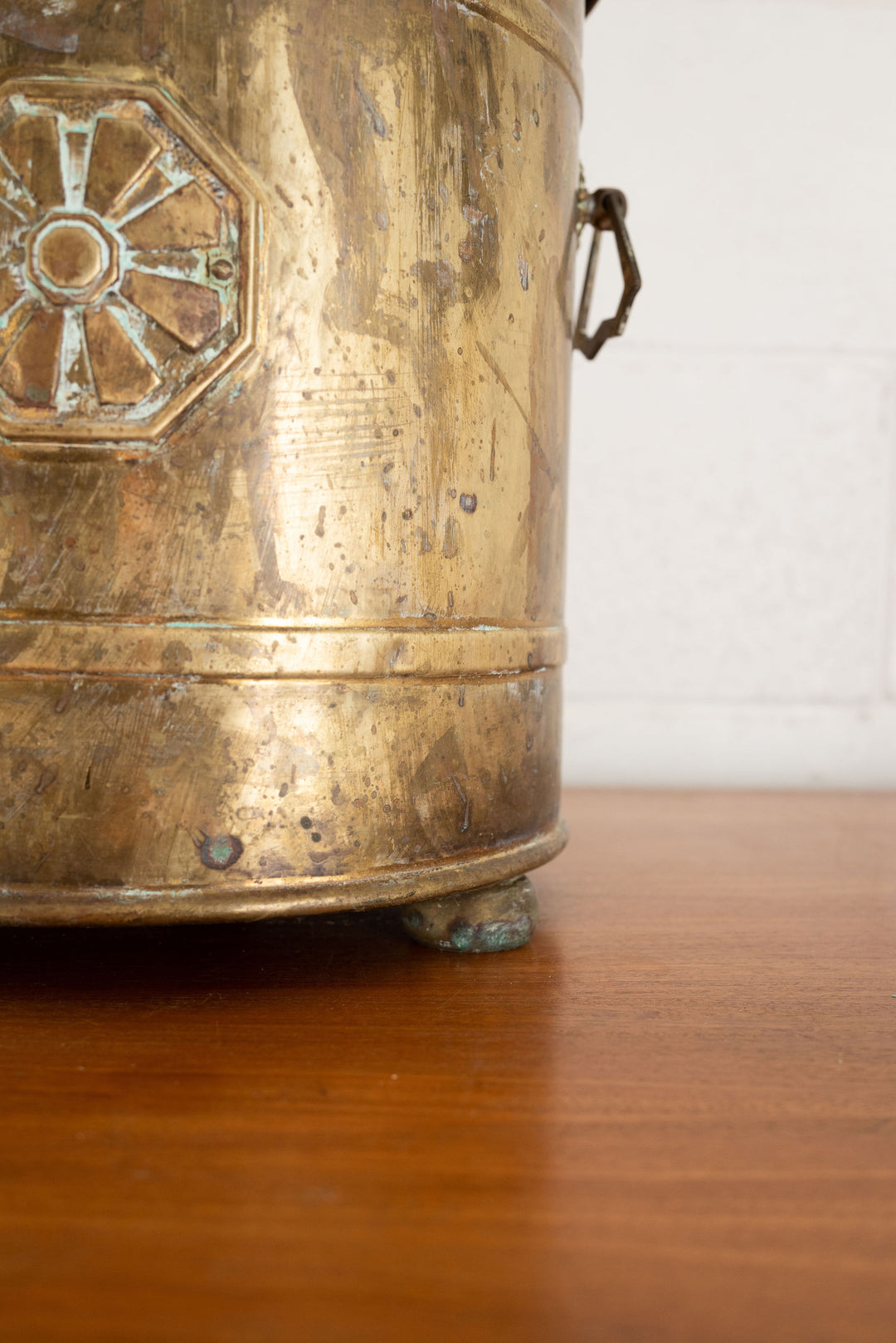 vintage french fireplace ash bucket