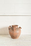 antique french stoneware oil vessel