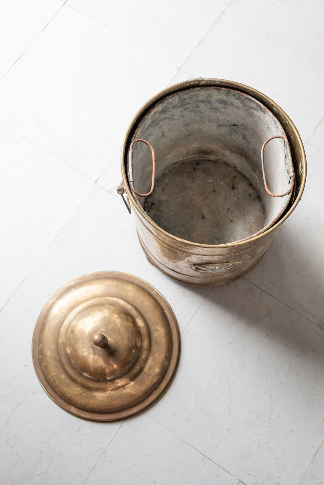 vintage french fireplace ash bucket