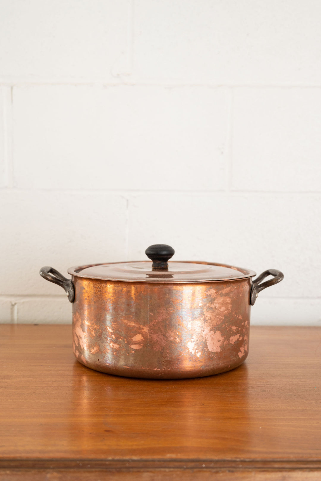 vintage french copper pot