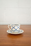 vintage royal doulton "romney" tea cups and saucers