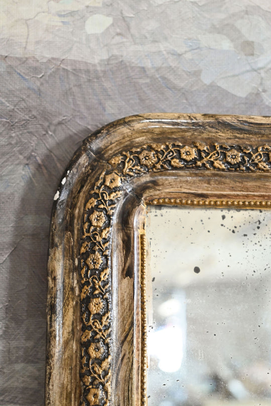 antique French petite Louis Philippe mirror