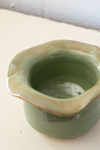 vintage french "vert" studio pottery