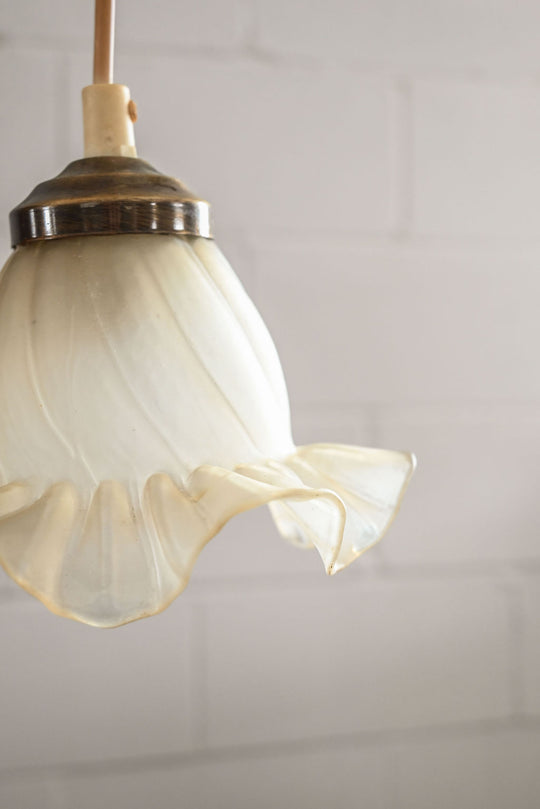 vintage french hanging floral light