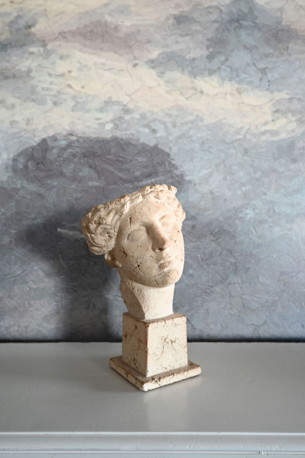 vintage neoclassical terra cotta bust i