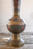 vintage french tall cloisonné vase