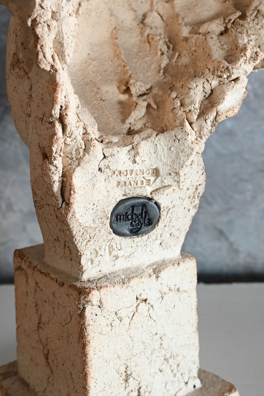 vintage neoclassical terra cotta bust i
