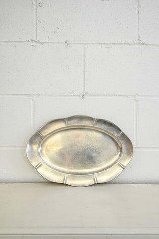 art deco french silver serving tray by gallia
