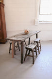 antique primitive farmhouse table i