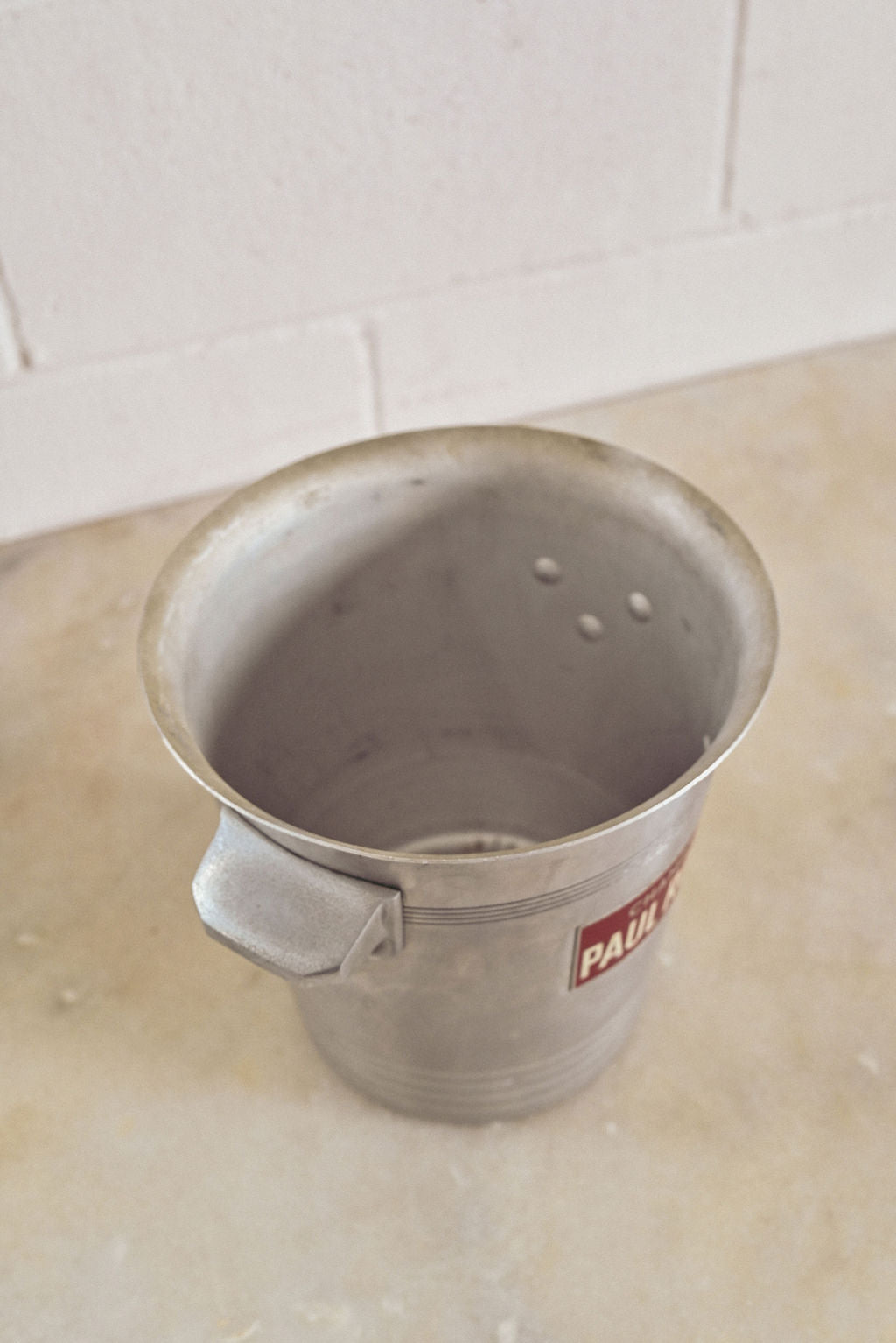 paul royer vintage french aluminum champagne bucket