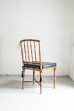 1970s fratelli boffi dining chairs, set of 4