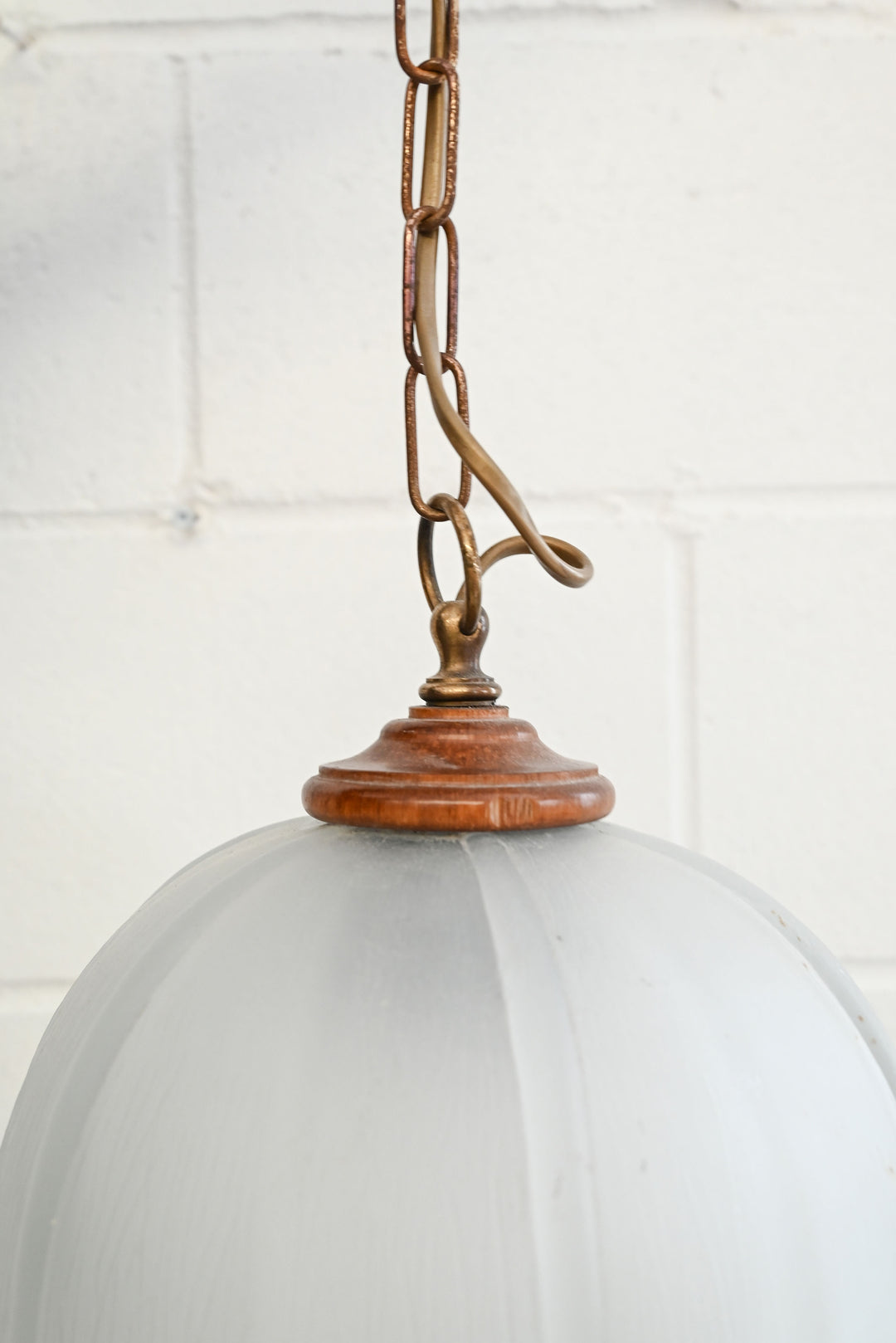 vintage french tulip light fixture