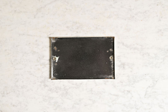 vintage French enameled apartment numbers