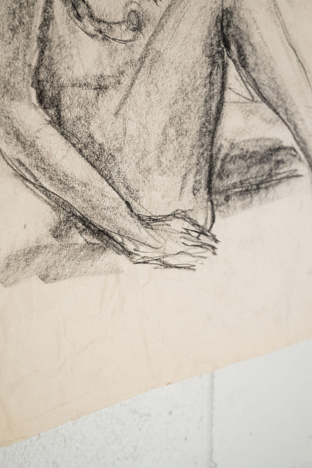 vintage french nude sketch