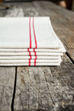 vintage french monogrammed linen towel