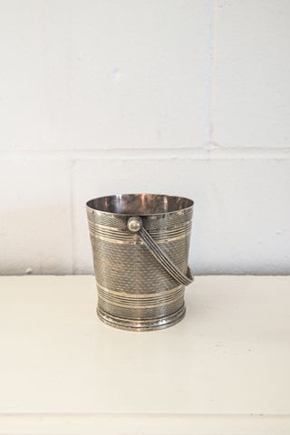vintage french silver ice bucket