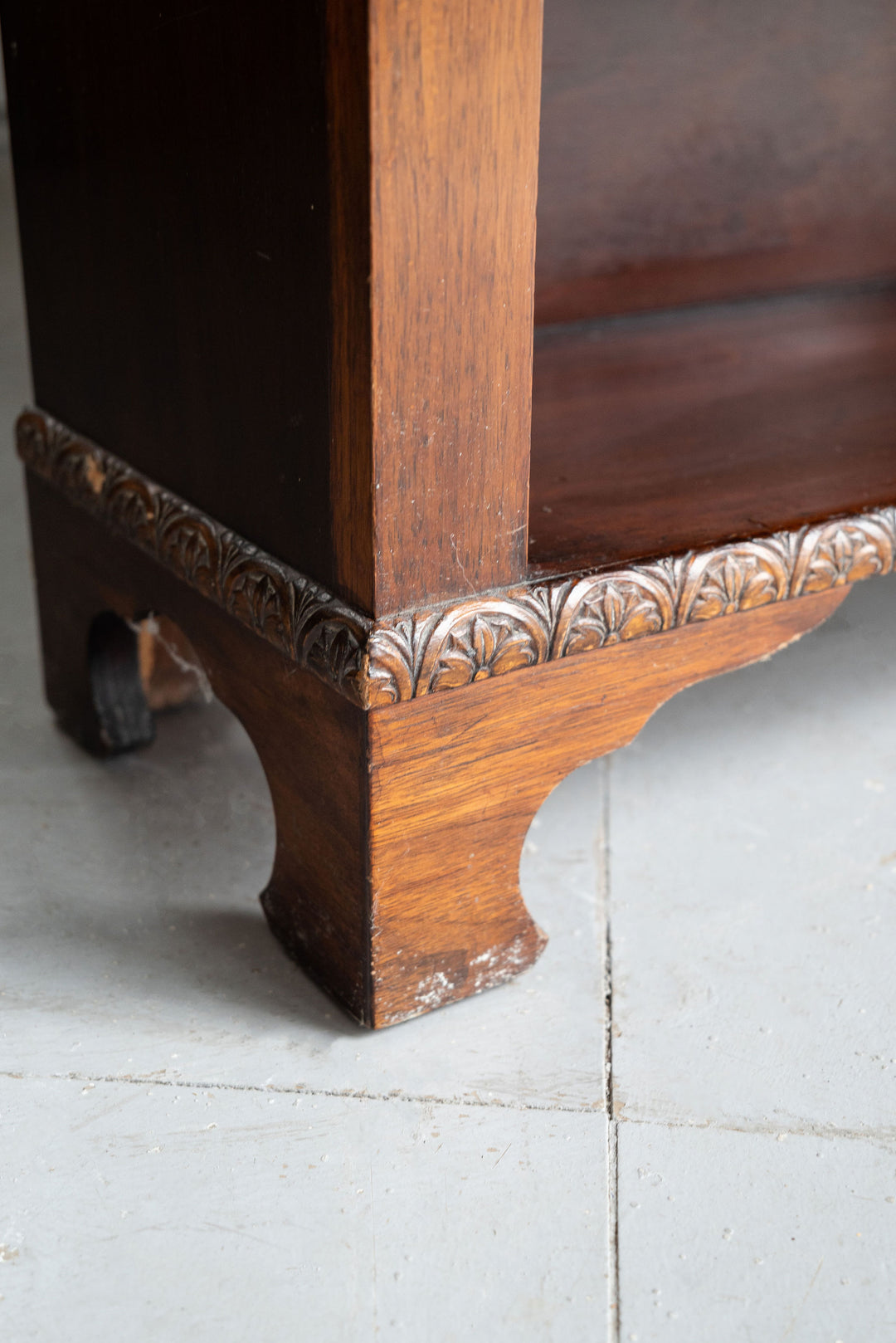 vintage french slender bookcase