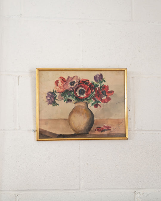 les coquelicots en aquarelle