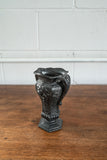antique french cast iron vase