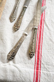 vintage french knives, set of 9