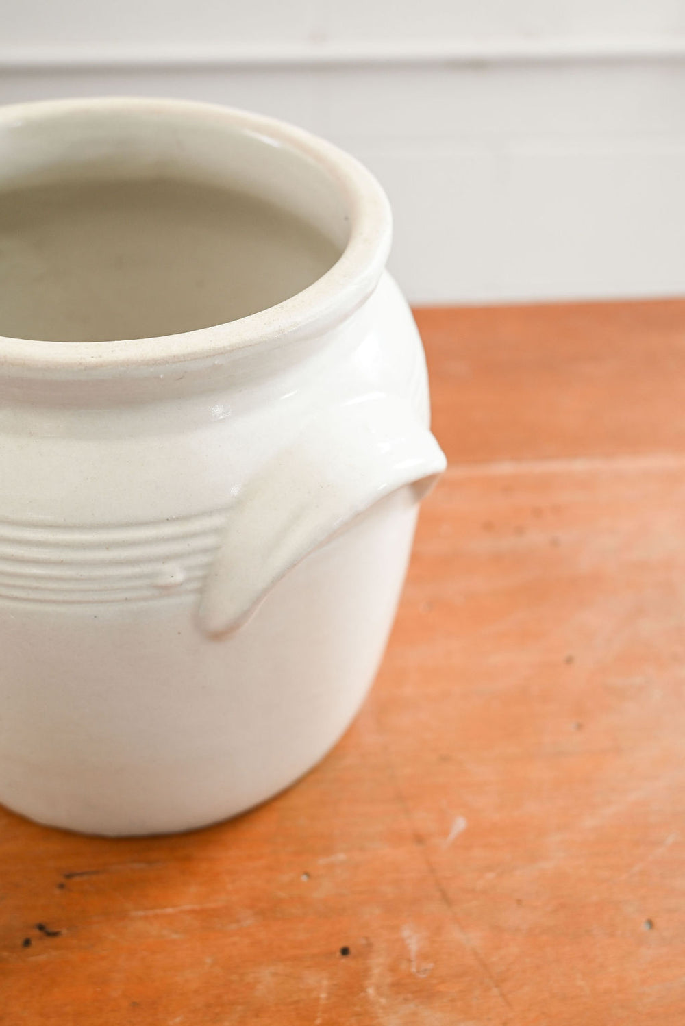 vintage French stoneware crock, medium