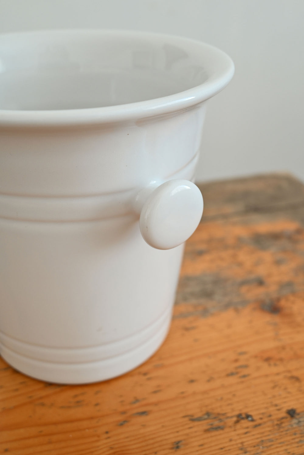 vintage French porcelain champagne bucket