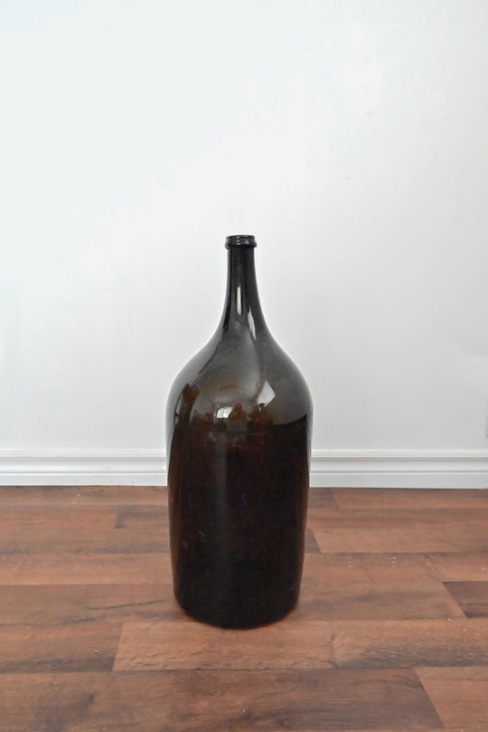 oversized antique french demijohn