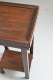 vintage french wood side table