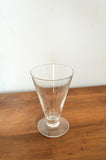 vintage french high ball glass, set of 2