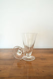 vintage french high ball glass, set of 2