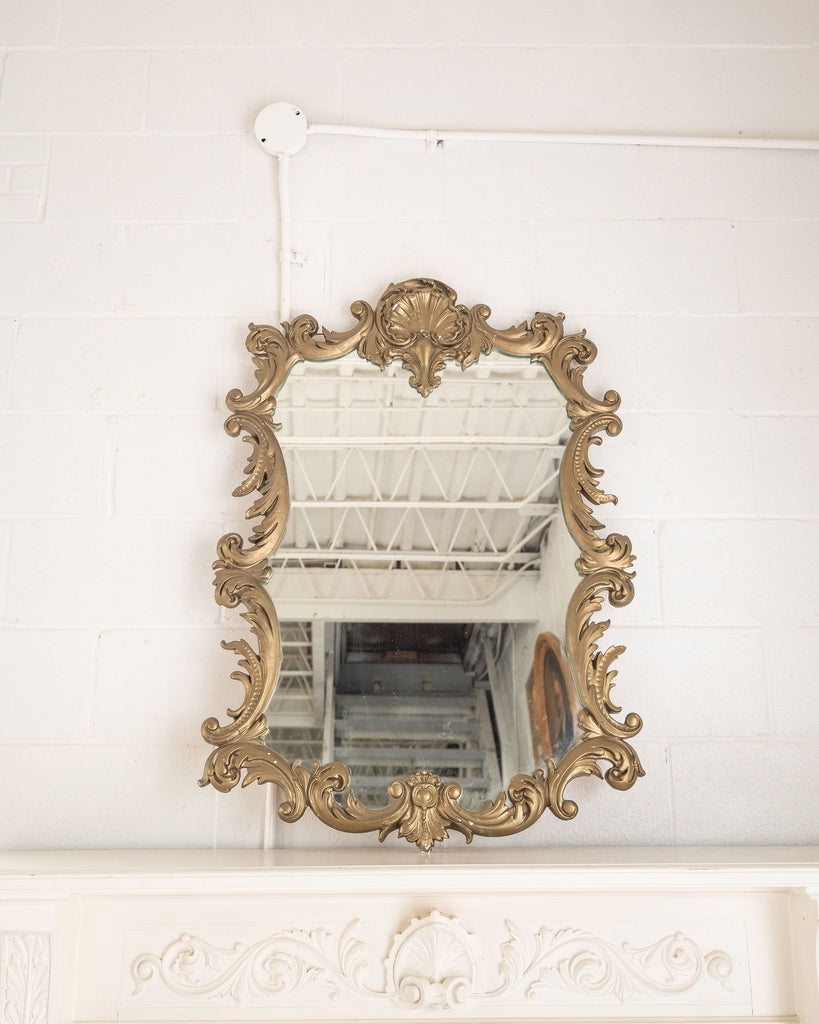 vintage french plaster rococo style mirror – Joliette