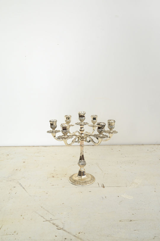 vintage west german silverplate candelabra