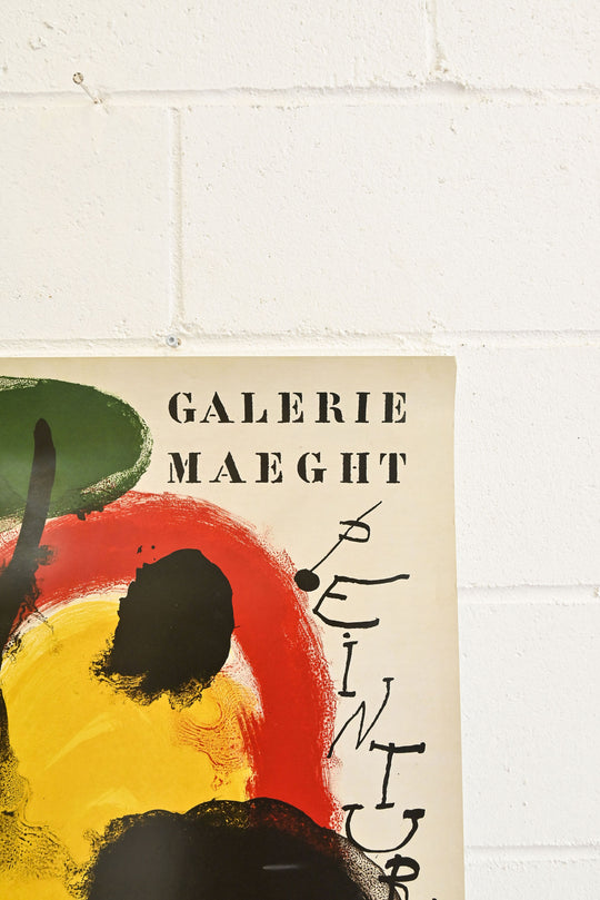 Joan miró galerie maeght exhibition poster