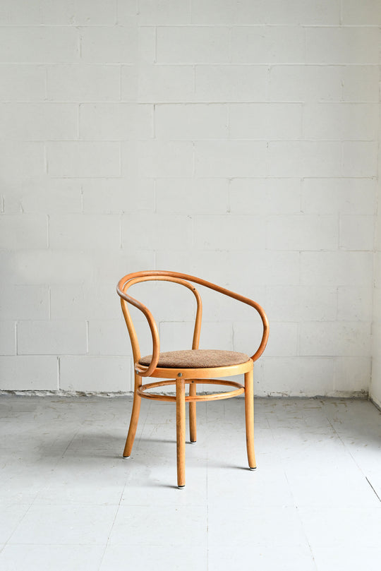 midcentury bentwood armchairs, set of 4