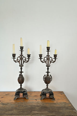 antique french candelabras
