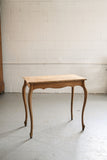 vintage french wood table
