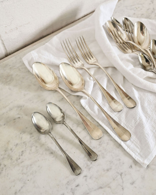 vintage french silverware set i