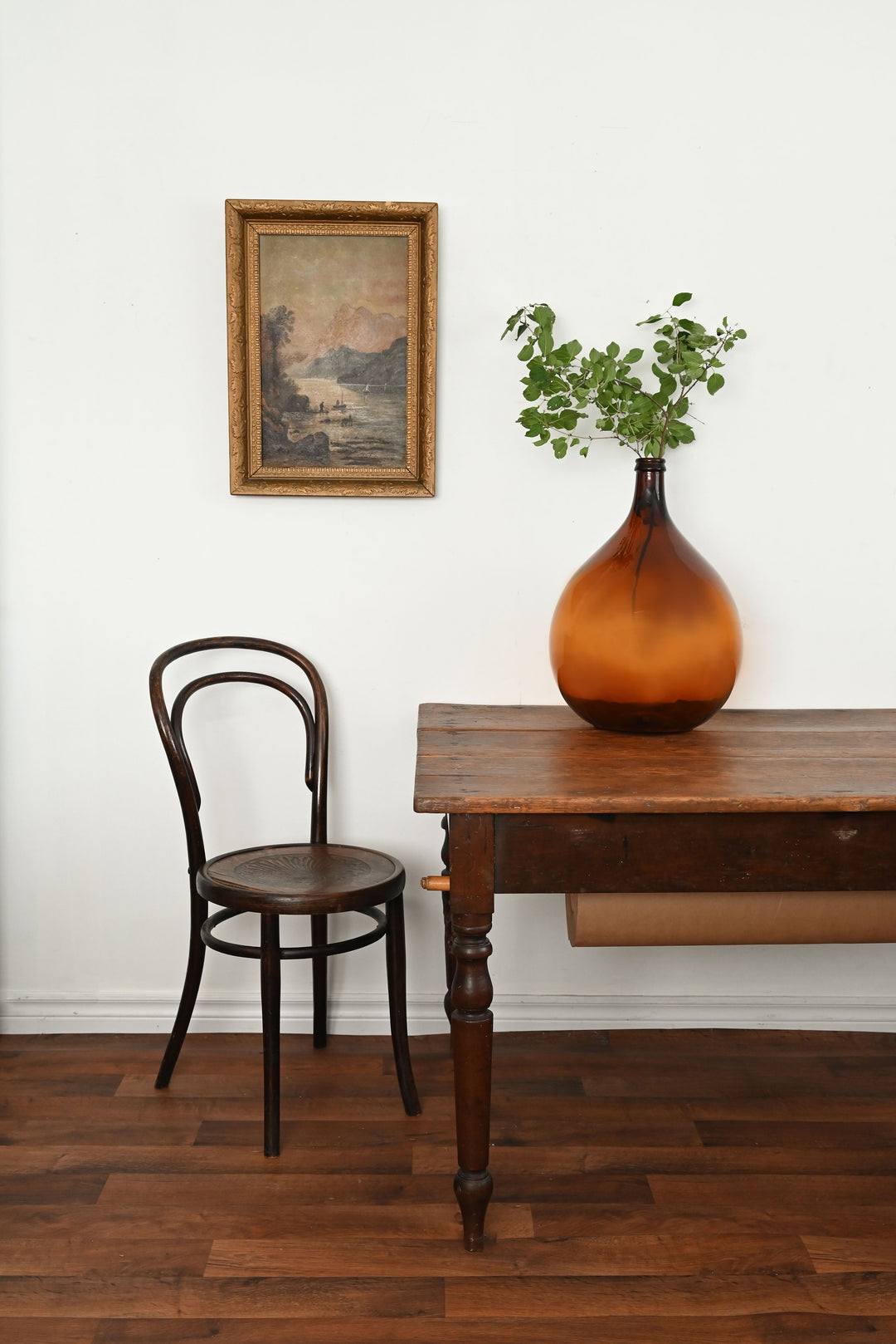 antique artist's work table